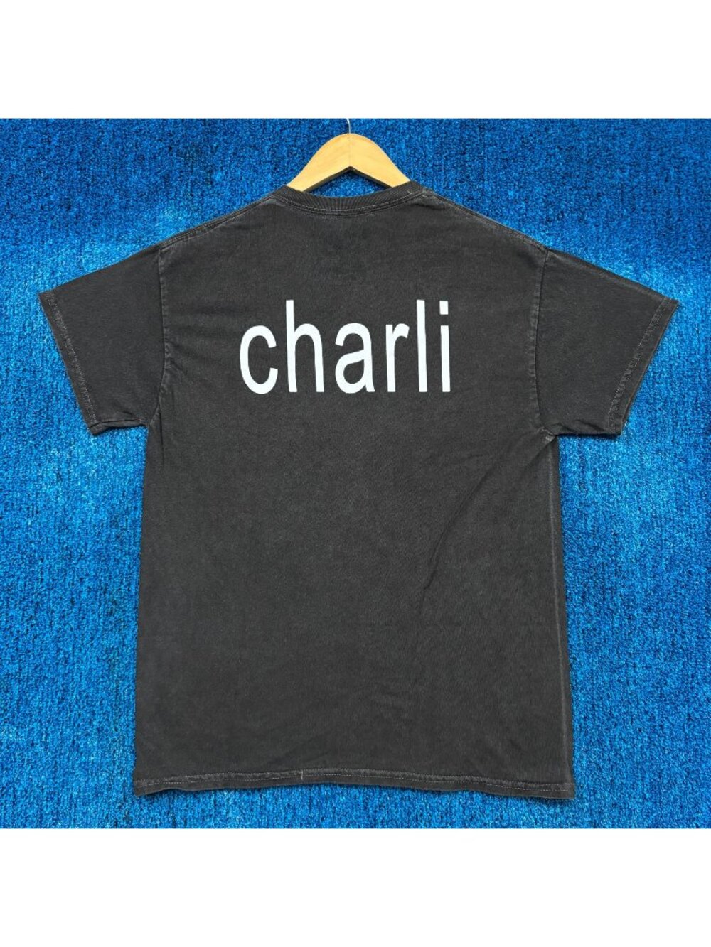 Charli-XCX brat Album Spell-Out Dance Pop Oversized Tee S